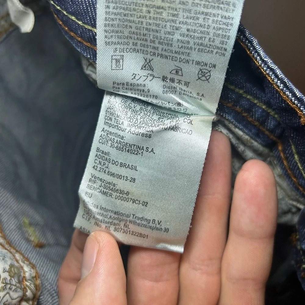 Diesel DNA "dirty new age" stacked slim distressed jeans - Picture 12 of 16